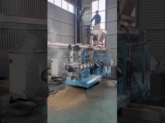 Doppelschrauben-sich hin- und herbewegende Zufuhr, welche die Maschinen-Welpen-Fischfutter-Kugel herstellt Maschine macht