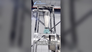 Produktionslinie für Fisch-Haustierfutter-Extruder 500 kg/h