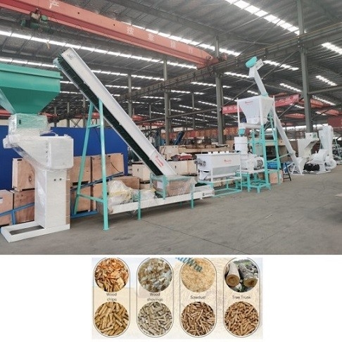 Biomasse-Pelletisierungs-Linie mit 2-10mm abschließender Kugel-Biomasse/hölzerner Kugel-Fertigungsstraße-Kugel-Herstellungs-Ausrüstung