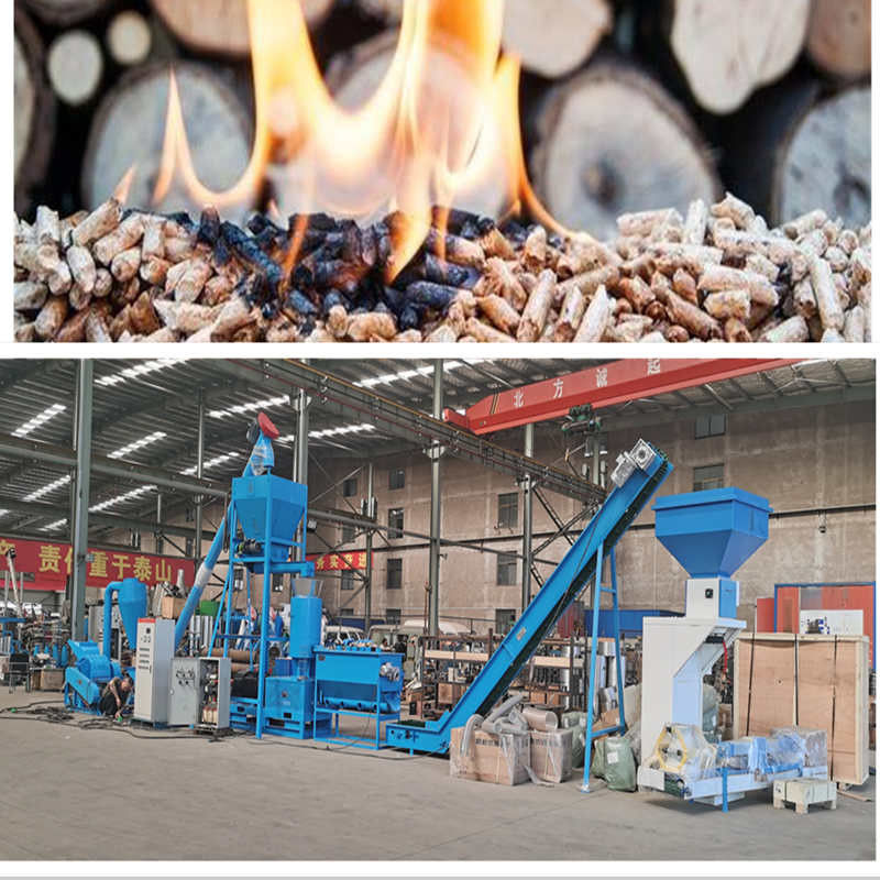 Biomasse-Pellet-Produktionslinie mit hoher Kapazität 1-10TPH