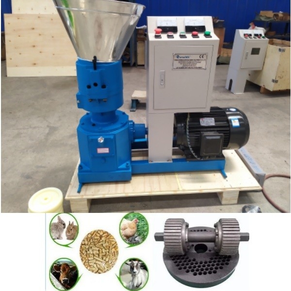 Passend für Kapazität die Geflügelreishülseerdnussweizengrießkleie Kugel-der Mühle50-1200kg/h