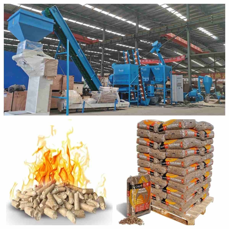 Automatische volle Kugel-Extruder-Maschine der Kugel-Produktions-Ausrüstungs-800-1000kg/H hölzerne