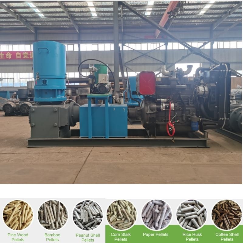 55-160kw Power Wood Pellet Mill für maßgeschneiderte Spannung und 380V/50HZ/3Phase-Betrieb