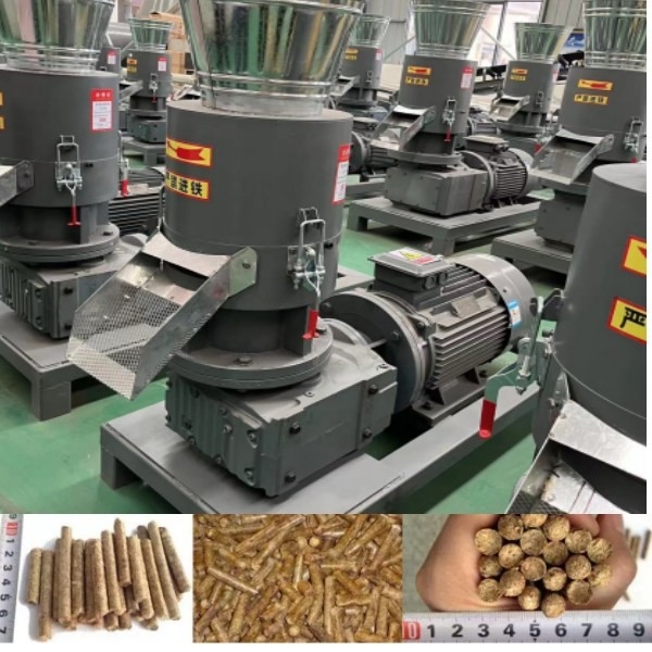 Bewegliche Rollen-Biomasse-Sägemehl-Kugel-Maschinen-hölzerne Kugel-Mühle für die Kugel, die flache Würfel-Kugel-Maschine herstellt