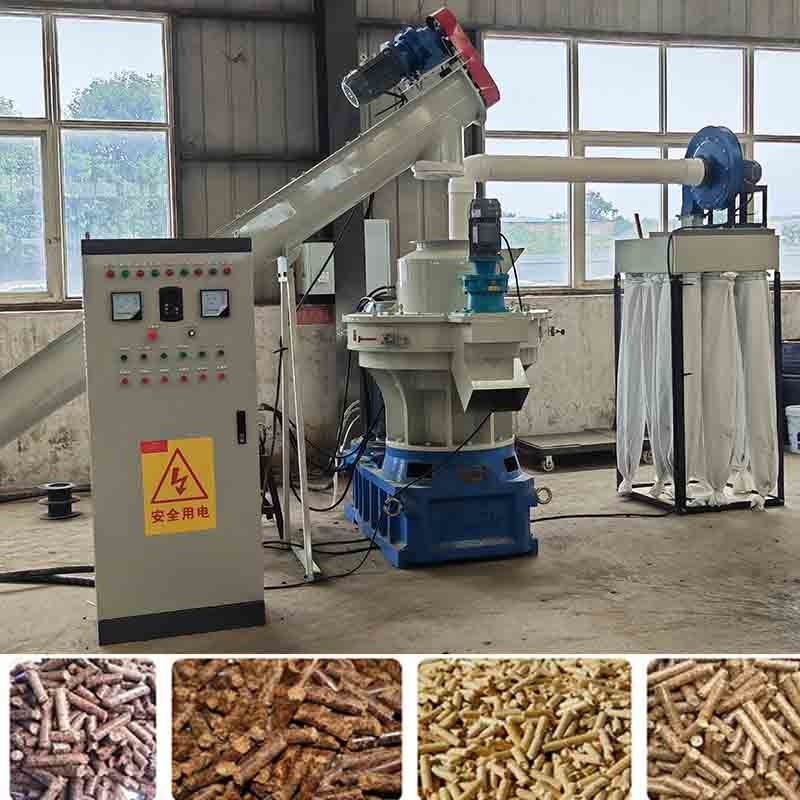 Biomasse-Luzerne-Kugel, die Maschinen-Sägemehl-Reis-Hülse-Kugel-Maschine 1.5-2 t/h macht
