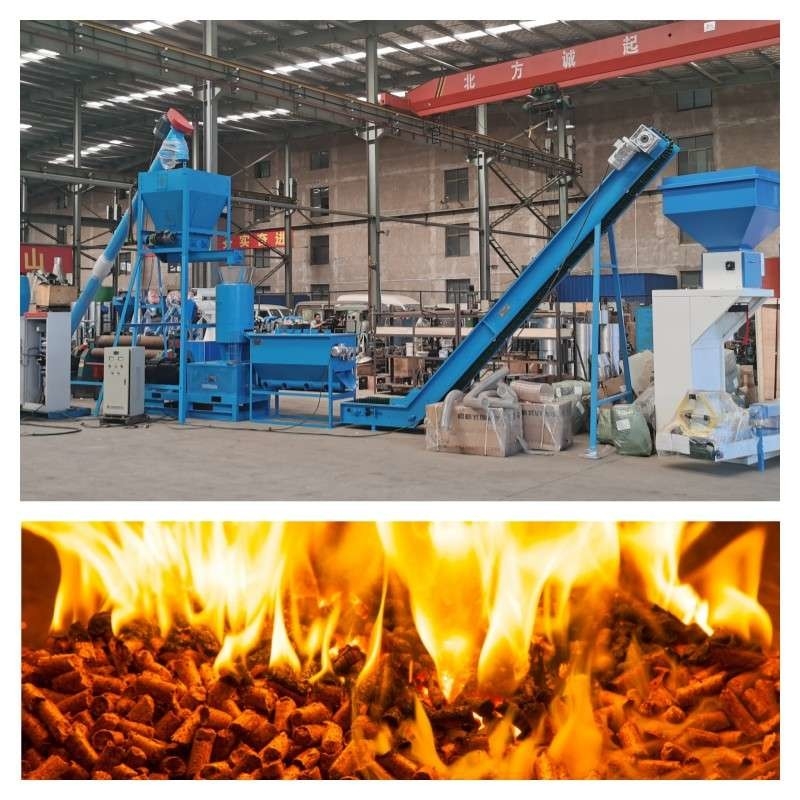 Abfallholz-Kugel-Maschinen-hohe Dichte 6-12mm Holz-Chip Pellet Machines 1-2tph