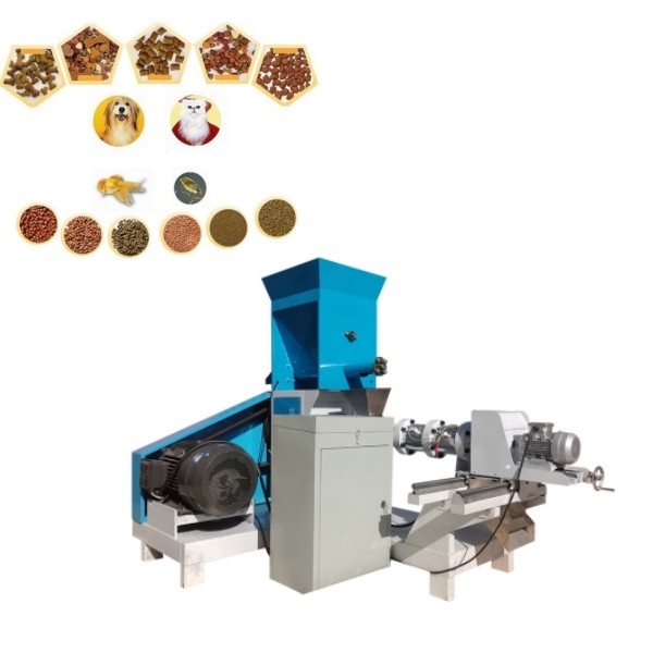Cat Pet Dog Food Extruder-Maschinen-sich hin- und herbewegende Fisch-Zufuhr-Fertigungsstraße-Zeilenvorschub-Werkzeugmaschinen der Kapazitäts-100-500kg/H