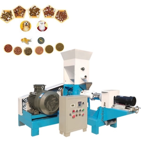 Cat Pet Dog Food Extruder-Maschinen-sich hin- und herbewegende Fisch-Zufuhr-Fertigungsstraße-Zeilenvorschub-Werkzeugmaschinen der Kapazitäts-100-500kg/H