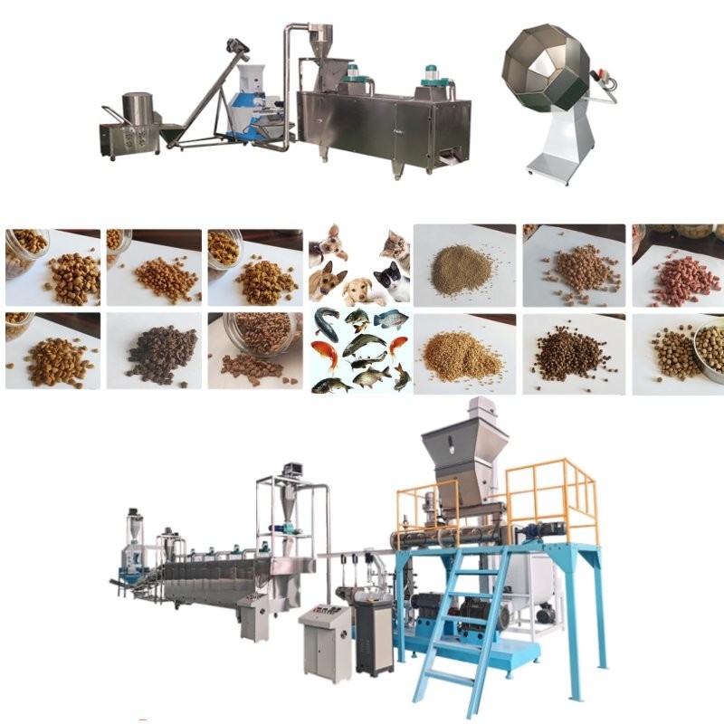 50-2000 sinkende/sich hin- und herbewegende Fisch-Zufuhr-Extruder-Linie kg/h mit Kugel-Größe 0.8-12mm