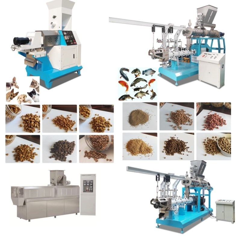 50-2000 sinkende/sich hin- und herbewegende Fisch-Zufuhr-Extruder-Linie kg/h mit Kugel-Größe 0.8-12mm