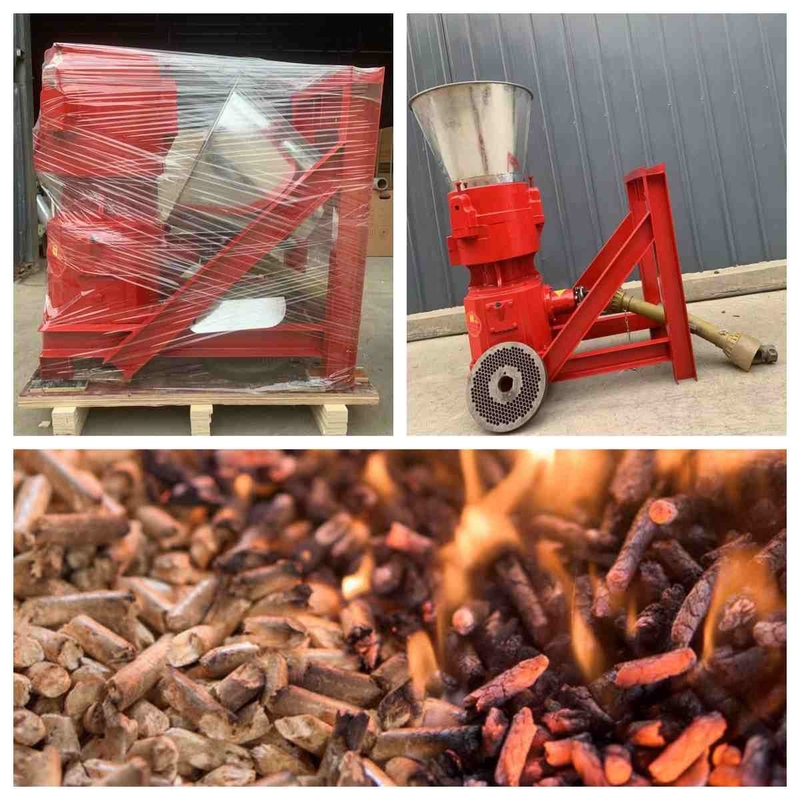Antrieb Zapfwellenantriebs 300kg/hWood des Traktor-10-80hp Kugel-Mühle für die Herstellung von 6mm Biomasse-Kugeln