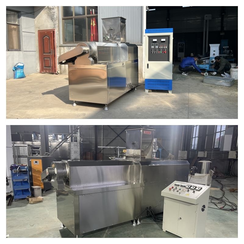 200 bis 500 kg/h Doppelschraubtrockener Extruder für Tierfutter