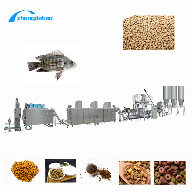sich hin- und herbewegende der Fisch-6-10ton Fischfutter-Produktlinie Zufuhr-der Fertigungsstraße-0.75-3kw