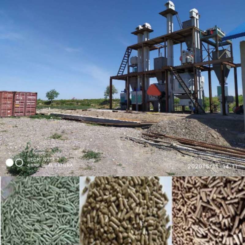 CER Kaninchen-Zufuhr-Kugel-Maschine Tierfutter-Kugel-Fertigungsstraße-Ring Dies 1-10 TPH