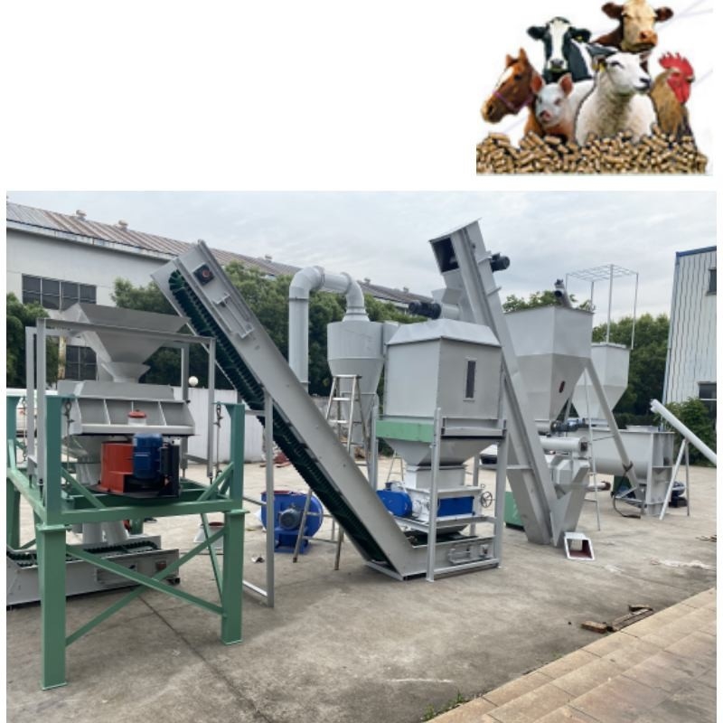 Kugel-Fertigungsstraße-Ring Die Poultry Feed Pellet-Mühltierfutter des Tierfutter-500kg/H