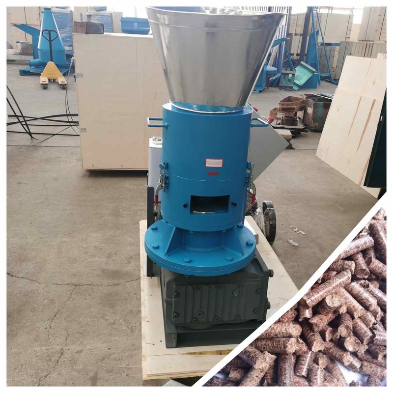 Kugel-Mühlfische Zapfwellenantrieb-100-800kg/H beizen die Herstellung des Maschinen-Sägemehls Straw Fuel Biomass