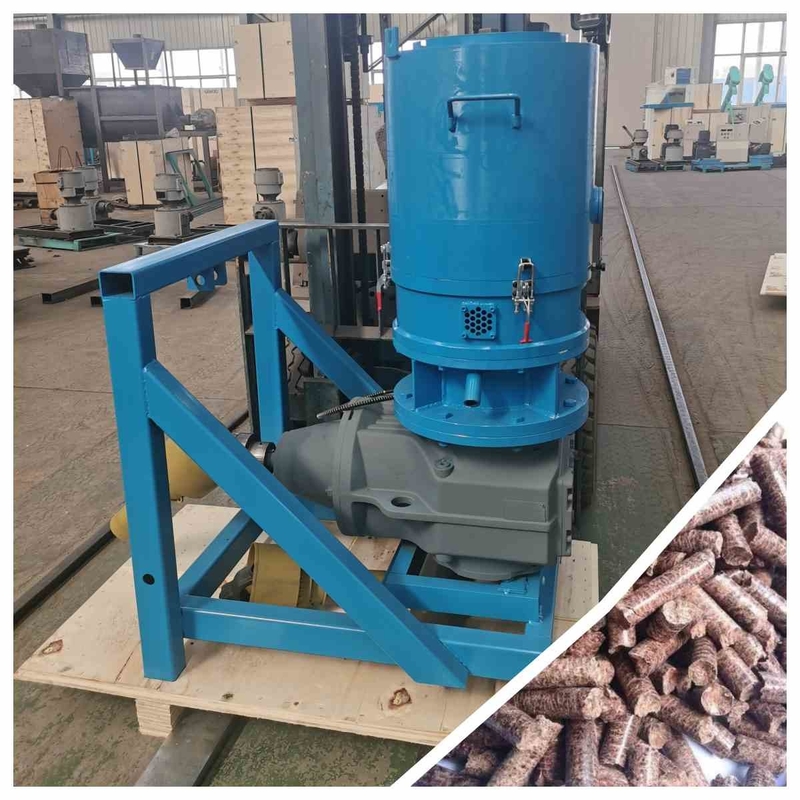 Kugel-Mühlfische Zapfwellenantrieb-100-800kg/H beizen die Herstellung des Maschinen-Sägemehls Straw Fuel Biomass