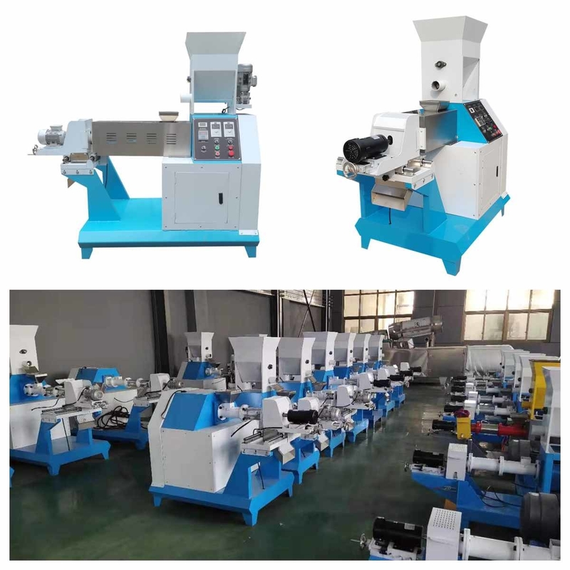 Zufuhr-Extruder-Maschinen-Haustier-Zufuhr-Kugel-Maschinen-Spindelpresse des Tilapia-100-200kg/H sich hin- und herbewegende
