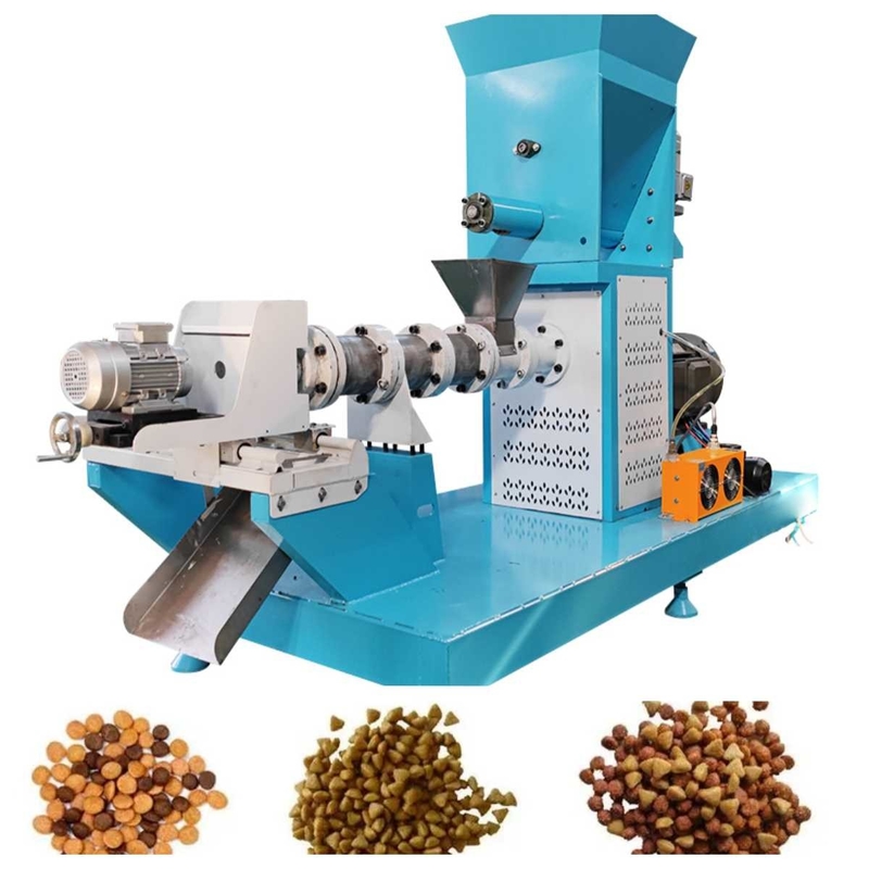 200-500kg/H trockene Art Fisch-Zufuhr-Extruder-kleine sich hin- und herbewegende Fisch-Zufuhr-Maschine 2.5mm-6mm