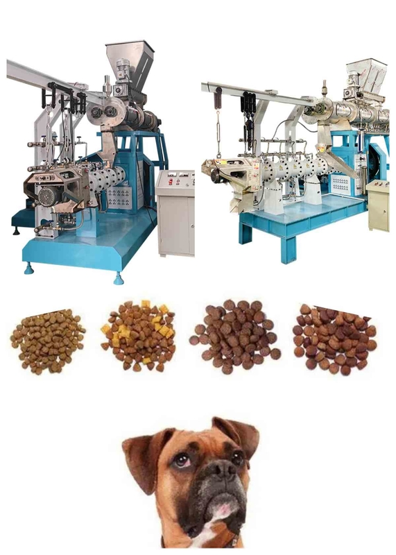 500-1000kg/H trockene Art Fisch-Zufuhr-Extruder-Doppelschrauben-Garnelen-Zufuhr-Kugel-Mühle