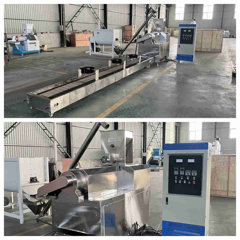 kleiner 200-300kg/H Fischmehl-Fertigungsstraße-Hund Cat Fish Extruder Machine