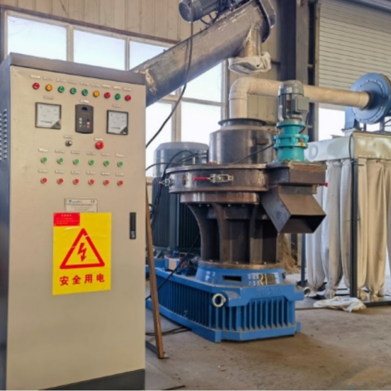 1-4T/H Automatische Holzpelletmühle Holzbrennstoff-Ringdüsen-Pelletmaschine