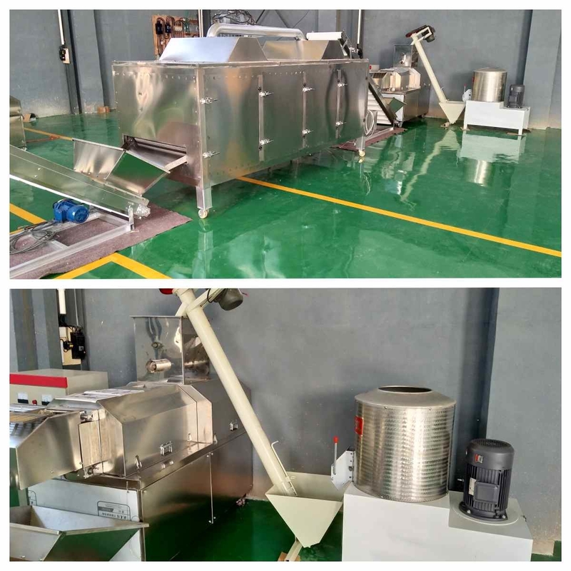 Trockene Fisch-Zufuhr-Haustier-Lebensmittelverarbeitungs-Linie Hunde-Cat Food Making Machines 37-160kw