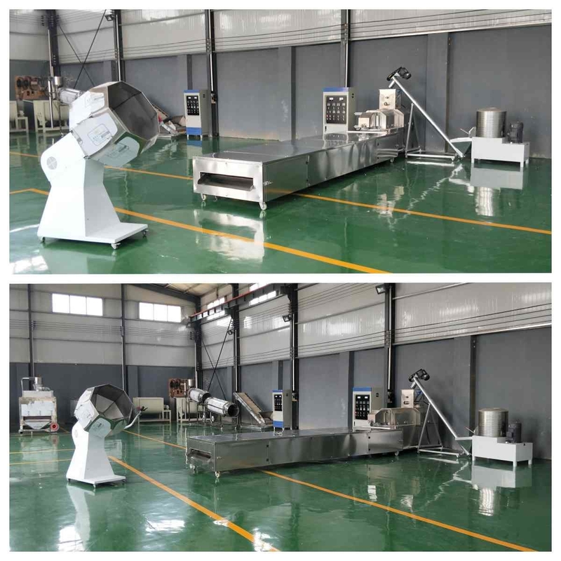 Trockene Fisch-Zufuhr-Haustier-Lebensmittelverarbeitungs-Linie Hunde-Cat Food Making Machines 37-160kw