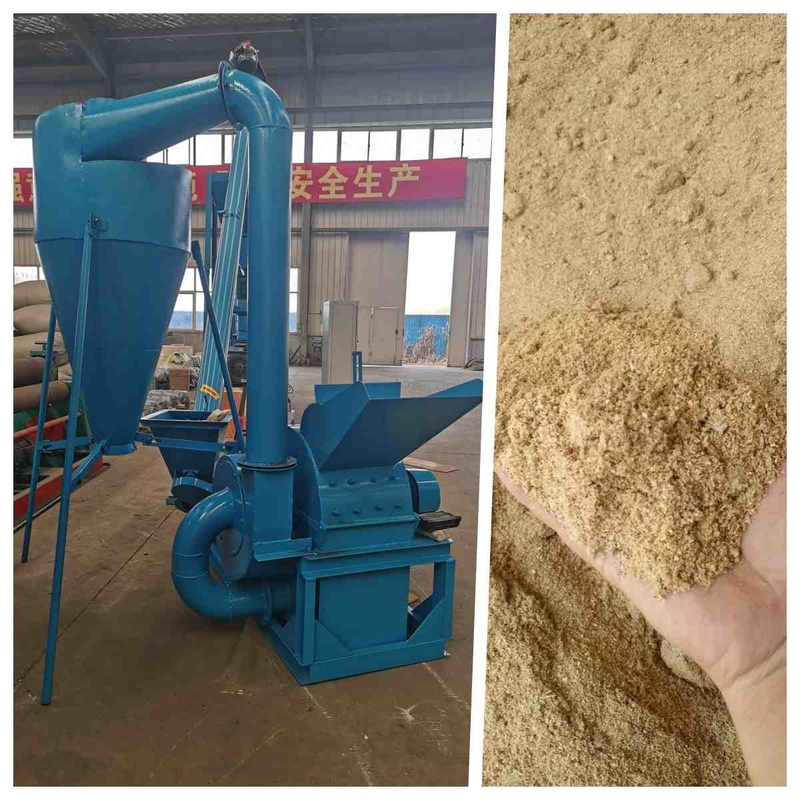 15kw 500kg/H verzweigt sich hölzerner Chips Wood Chips Shavings Crushing-Schleifer Machine 420-3