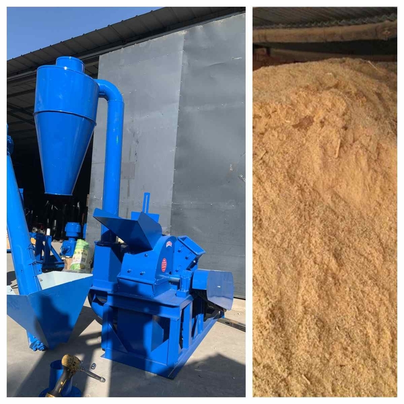 15kw 500kg/H verzweigt sich hölzerner Chips Wood Chips Shavings Crushing-Schleifer Machine 420-3