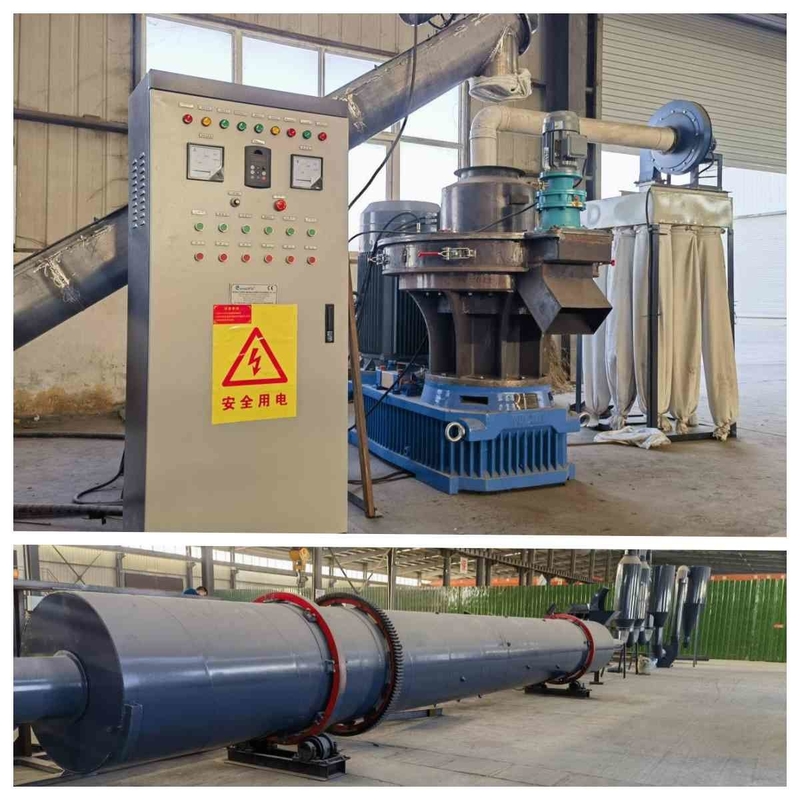 Kugel des Sägemehl-1.5-2t/H, die Maschinen-Biomasse vertikalen Ring Die Pellet Machine macht