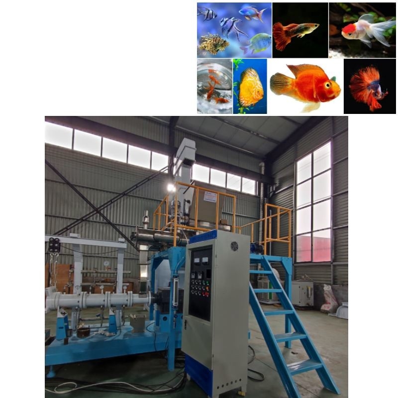 sich hin- und herbewegende Zufuhr-Fertigungsstraße-Doppelt-Schrauben-sich hin- und herbewegende Fisch-Zufuhr-Maschine der Fisch-2000kg/H