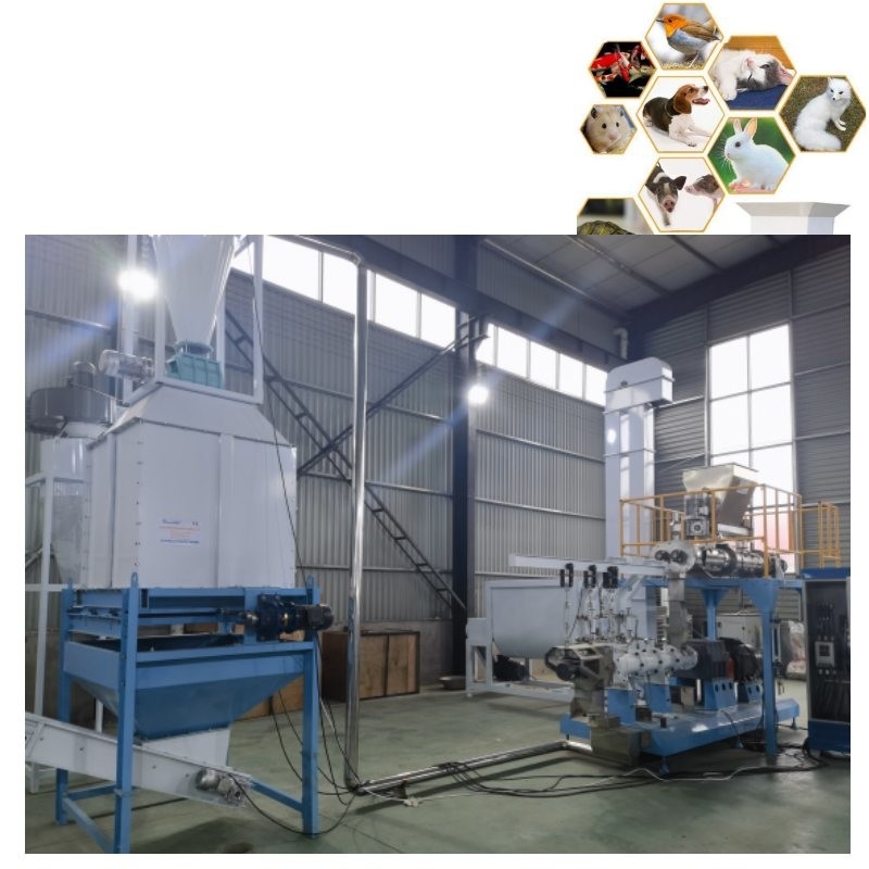 CER Fische ziehen das Schwimmen beizen die Herstellung maschinell bearbeiten 0.9-15mm Cat Dog Feed Making Machine ein