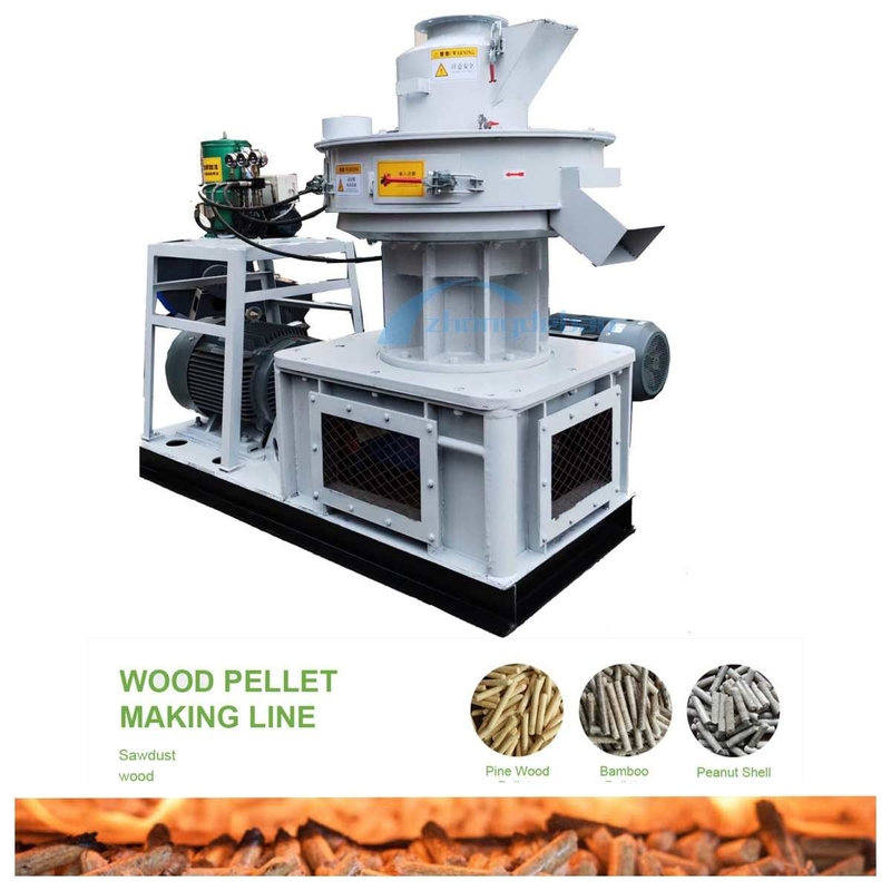 450 vorbildliche Wood Pellet Mill Maschine 1000kg/H vertikaler Ring Die Pellet Mill Biomass