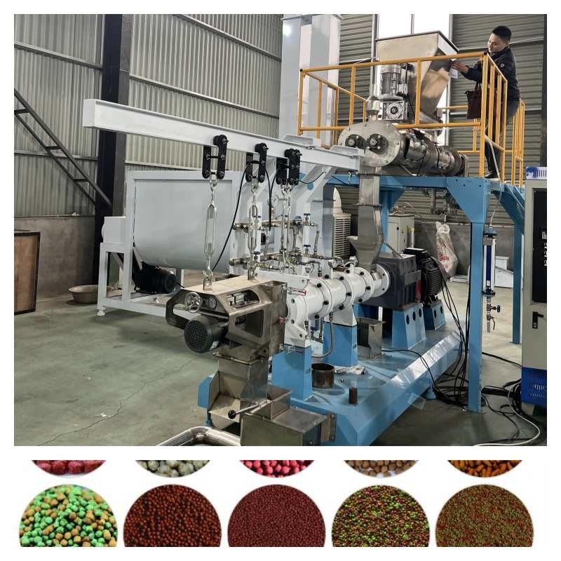 5.5-160KW trockene Art Fisch-Zufuhr-Extruder-sichere kleine Fisch-Zufuhr, die Maschine herstellt