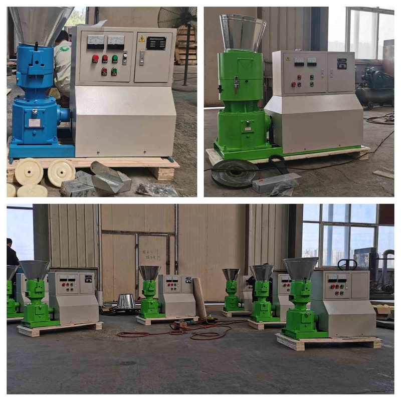 Geflügelfutterpellets Granulator Hühnerfutterpellets Maschine Tier 2,5-12 mm 1200 kg/h