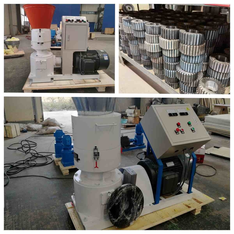 Geflügelfutterpellets Granulator Hühnerfutterpellets Maschine Tier 2,5-12 mm 1200 kg/h