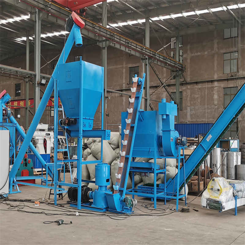 SGS-Produktionslinie für Futtermittelpellets Tiere 500-1000 kg/h 17*5*5,5m