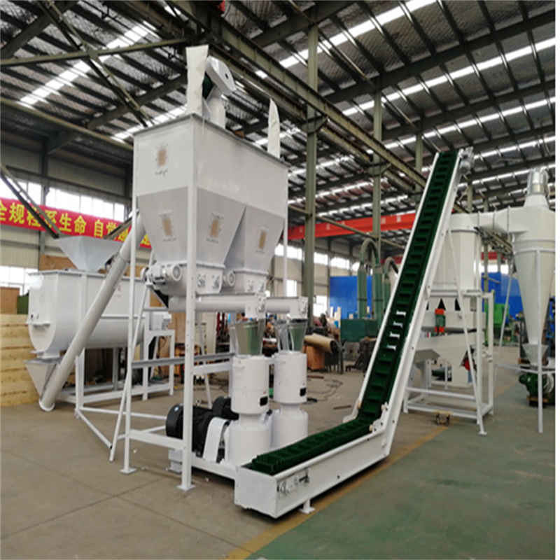 SGS-Produktionslinie für Futtermittelpellets Tiere 500-1000 kg/h 17*5*5,5m