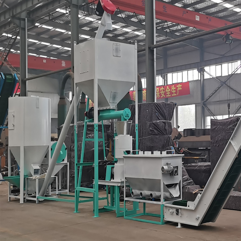 SGS-Produktionslinie für Futtermittelpellets Tiere 500-1000 kg/h 17*5*5,5m