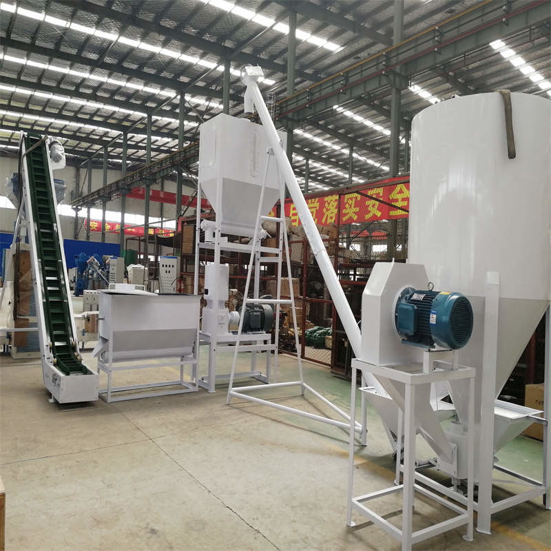 Tierfutterpellets Produktionslinie 500-1000kg/h 62KW 17*5*5,5m