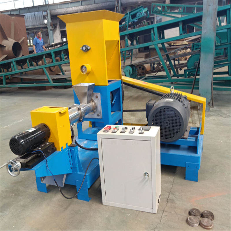 Einfache Trocken-Tyde-Fischfutter-Extruder schwimmende Fischfutterpellets 60-80 kg/Stunde Pellets herstellen