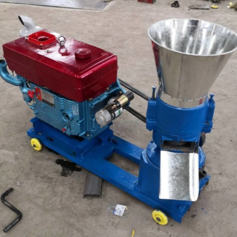22 HP Futtermittel Pellet Mühle Farbe Anpassung für Hühnerfutter