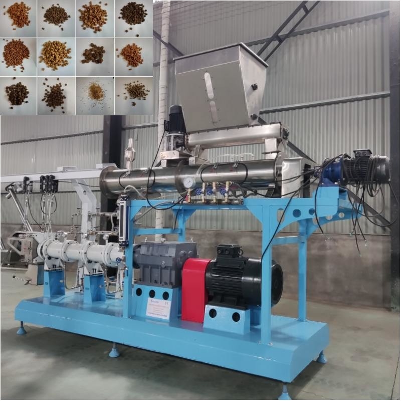 Maschine für das Extrudieren von Getränken mit zwei Schrauben