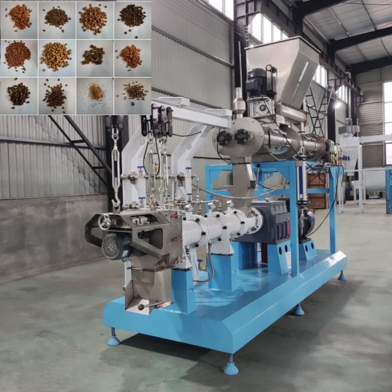 Maschine für das Extrudieren von Getränken mit zwei Schrauben