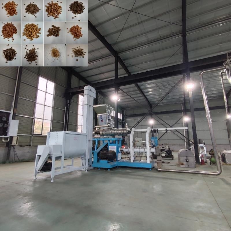 Hochleistungs-Nass-Typ-Tier-Fütter-Extruder-Floating-Fischfutter-Katzen-Hunde-Maschine