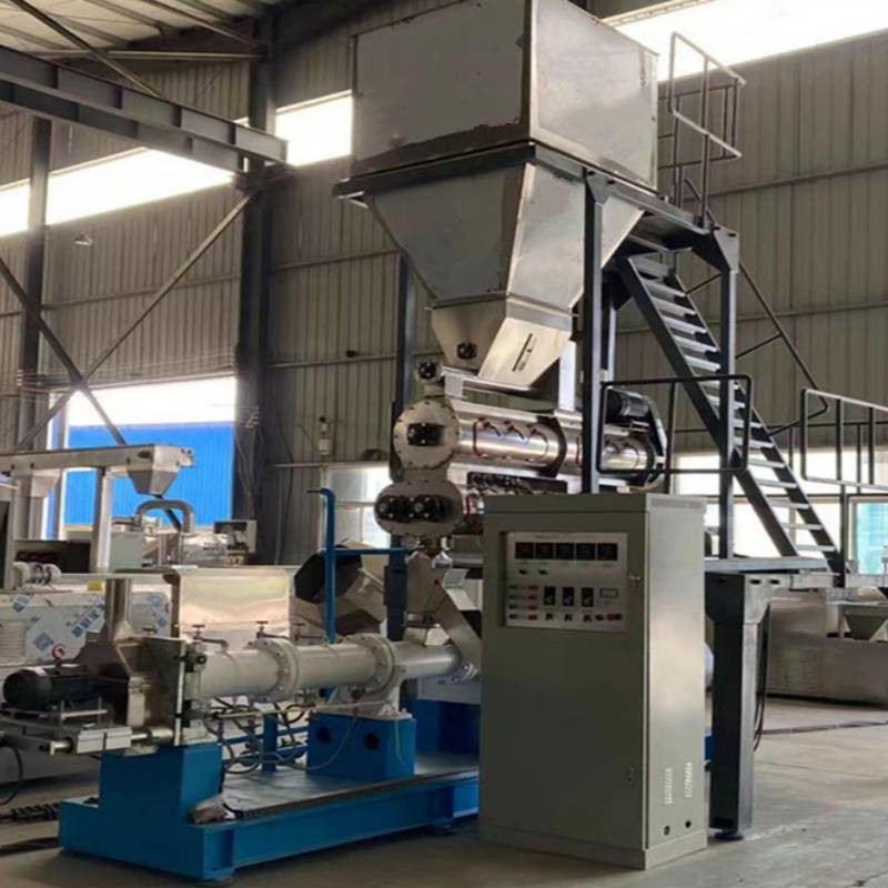 45-50 kg/h Schwimmbad-Extruder-Maschine Schwimmbad-Fischfutter-Produktionslinie aus Edelstahl