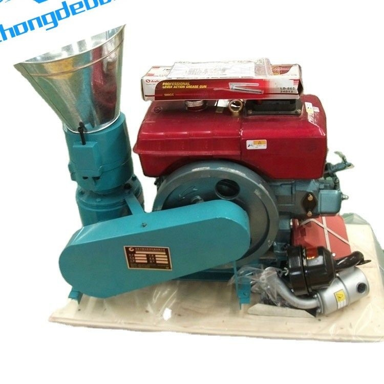Dieselmotorfutter Holzpellet-Mühle 60-800 kg/h für Geflügelfutter