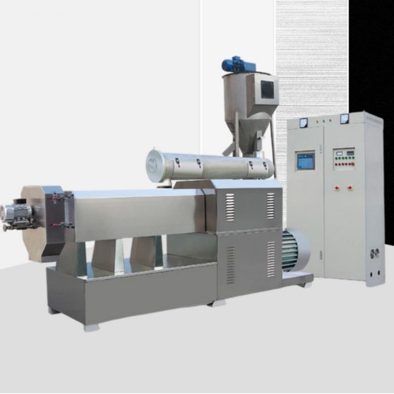Vollautomatische Floating Feed Extruder-Maschine Floating Fisch Futter Produktionslinie 5,5 kW