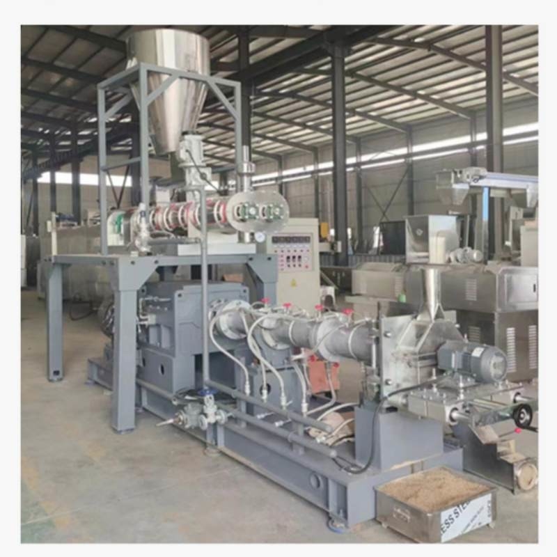 Vollautomatische Floating Feed Extruder-Maschine Floating Fisch Futter Produktionslinie 5,5 kW